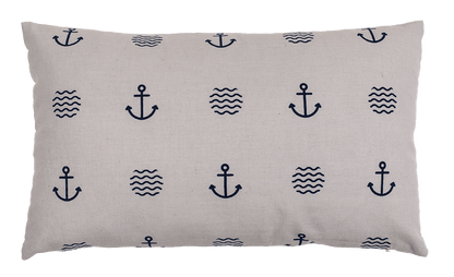 White decoration cushion, Modern Maritime,