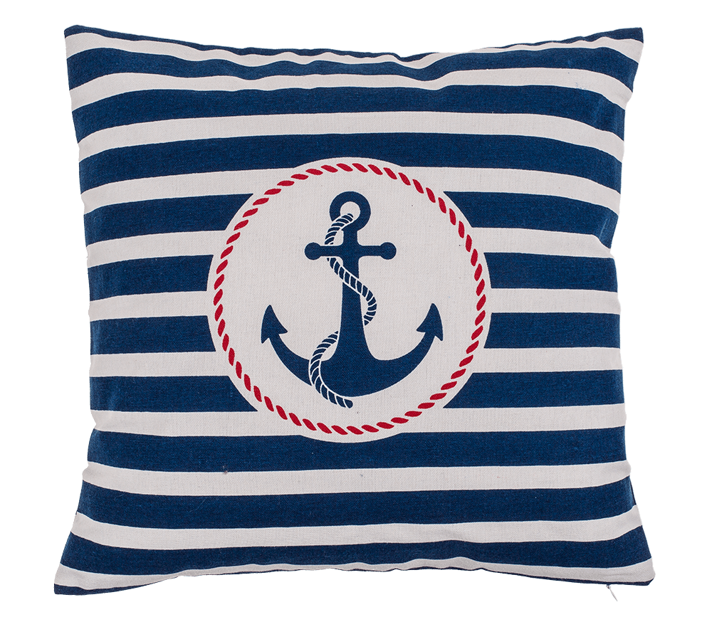 Decoration cushion with anchor, Traditional