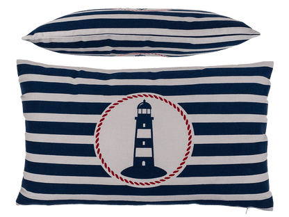 Decoration cushion with lighthouse, Traditional
