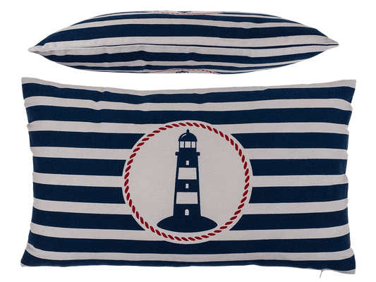 Decoration cushion with lighthouse, Traditional