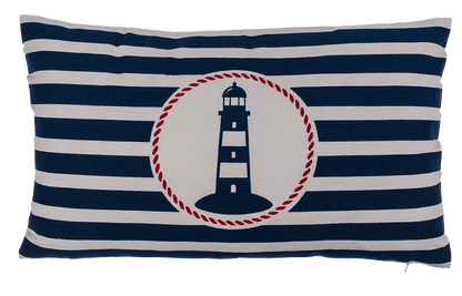 Decoration cushion with lighthouse, Traditional