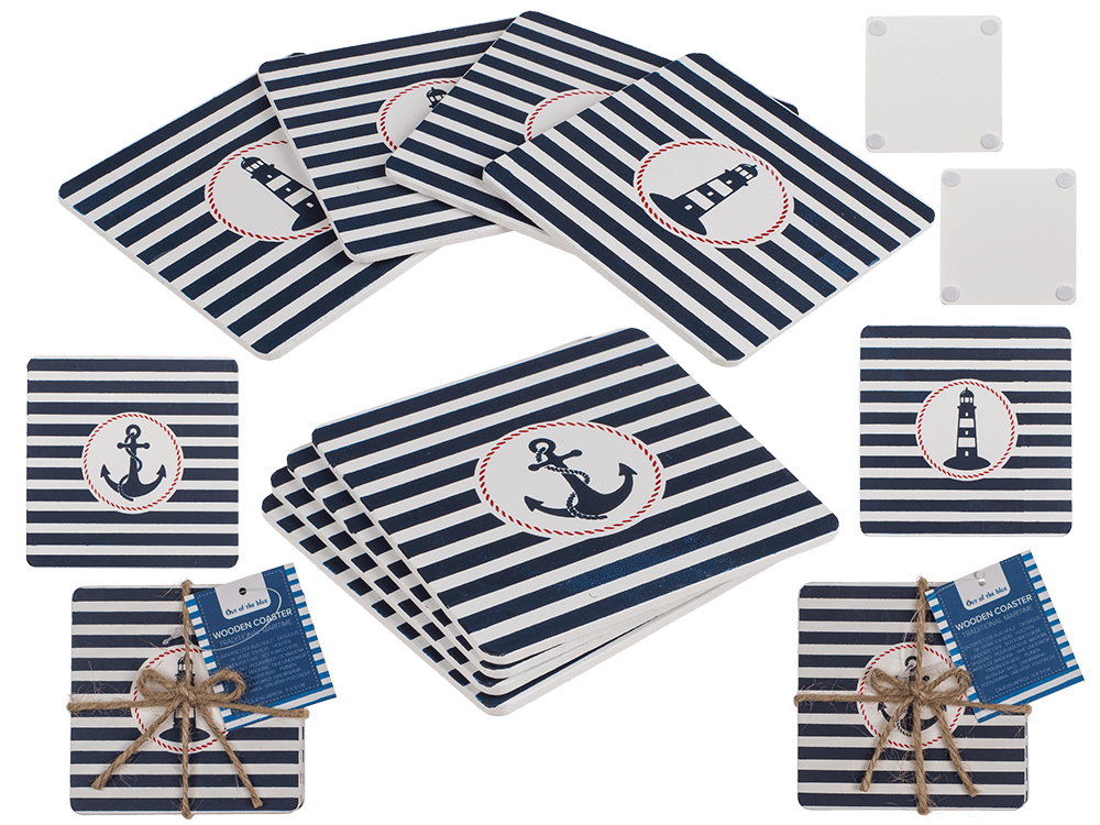 Wooden coaster, Traditional Maritime,