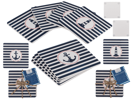 Wooden coaster, Traditional Maritime,