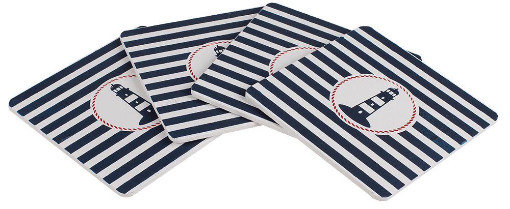 Wooden coaster, Traditional Maritime,