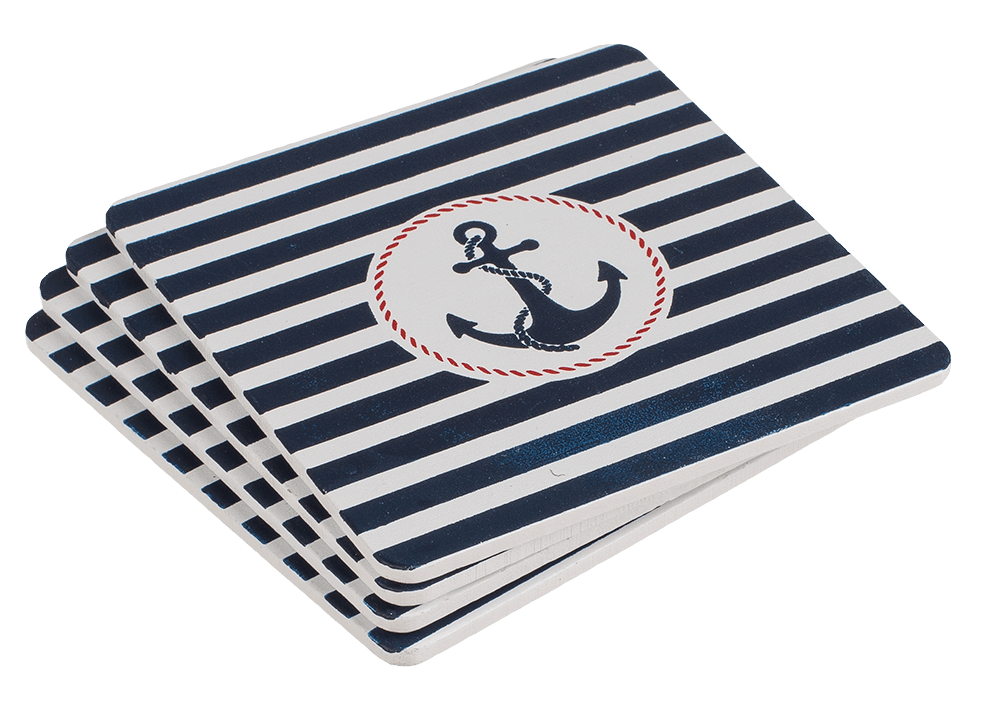 Wooden coaster, Traditional Maritime,