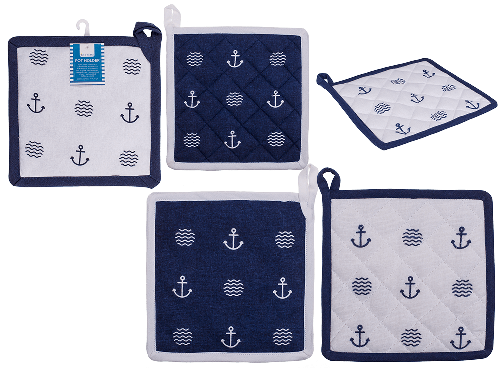 Pot holder, Modern Maritime,