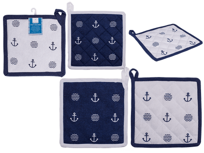 Pot holder, Modern Maritime,