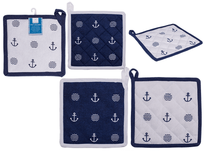Pot holder, Modern Maritime,