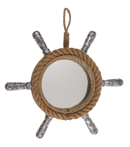 Wooden Rudder with mirror,