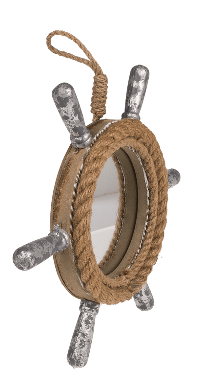 Wooden Rudder with mirror,