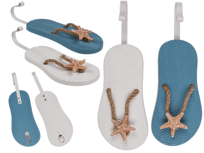 Wooden coat hook, Flip Flop,