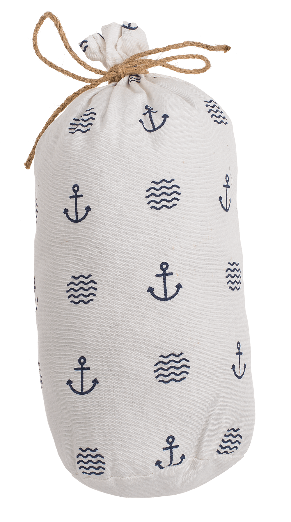 White colored farbic door stopper,