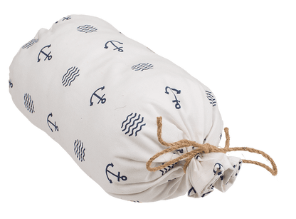 White colored farbic door stopper,