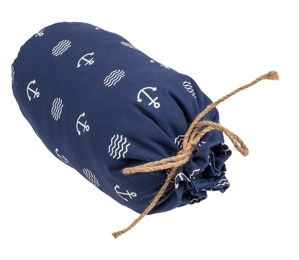 Blue colored door stopper,