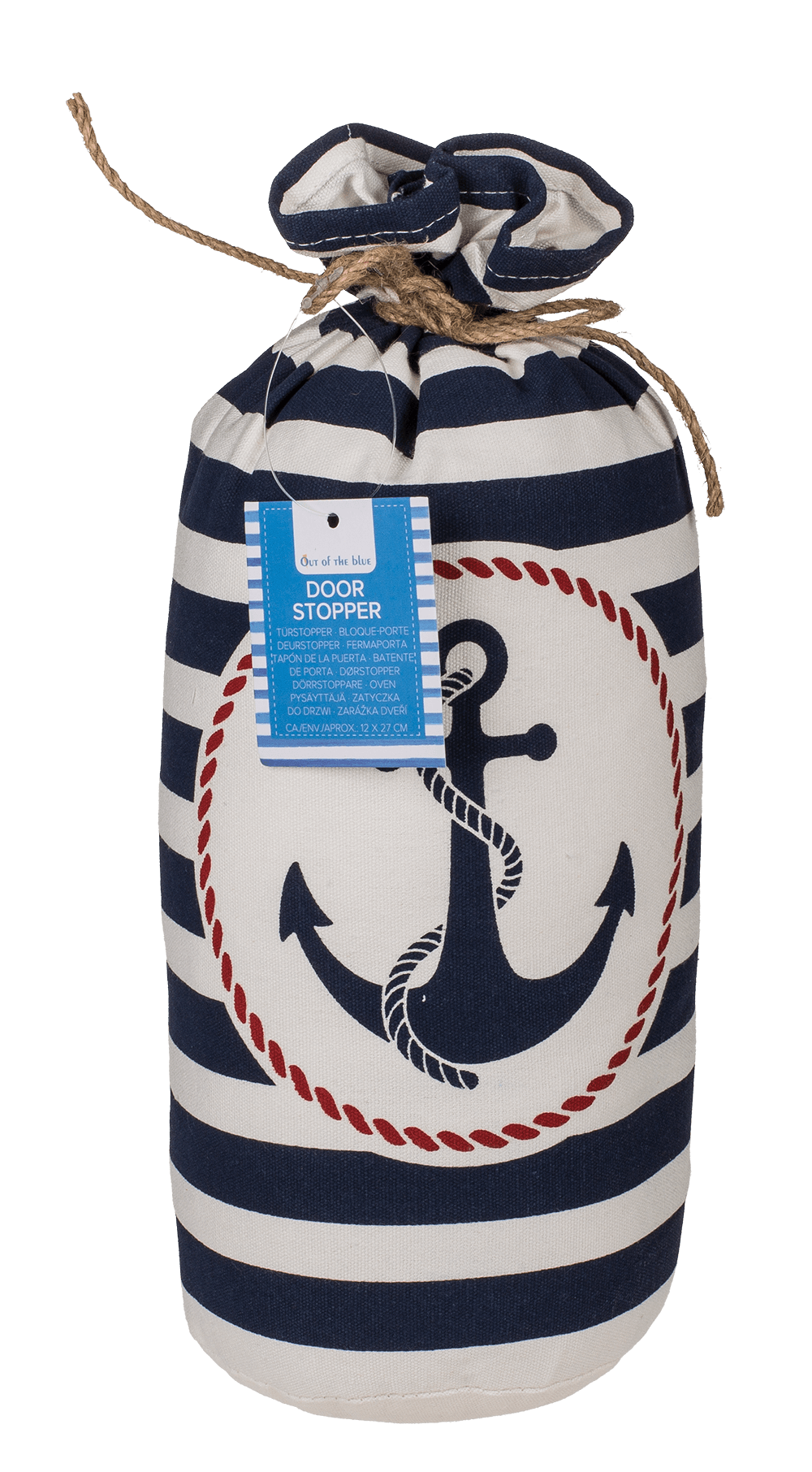 Farbic door stopper, Traditional Maritime,