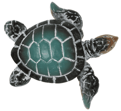 Polyresin decorative figurine, turtle, 5 x 2 cm,
