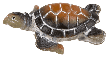Polyresin decorative figurine, turtle, 5 x 2 cm,