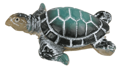 Polyresin decorative figurine, turtle, 5 x 2 cm,