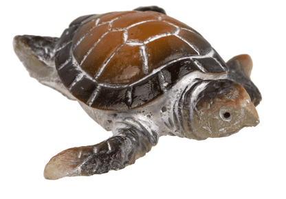 Polyresin decorative figurine, turtle, 5 x 2 cm,