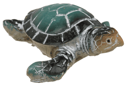 Polyresin decorative figurine, turtle, 5 x 2 cm,