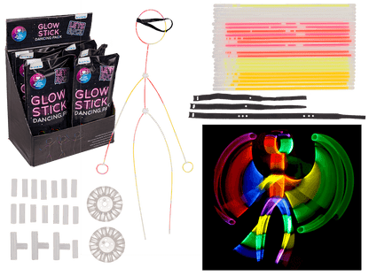 Glow Stick Dancing Pack, 47 pcs Set,