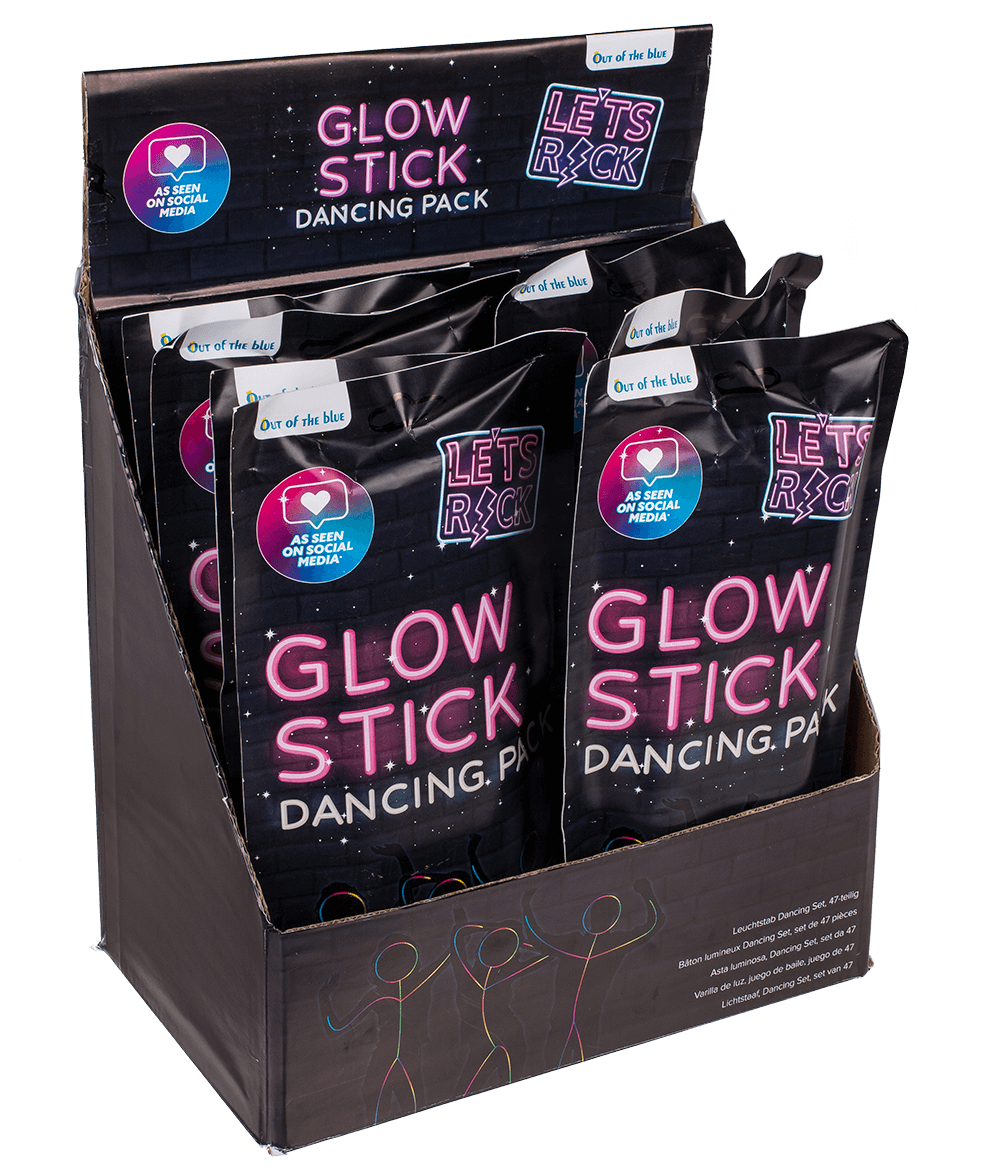 Glow Stick Dancing Pack, 47 pcs Set,