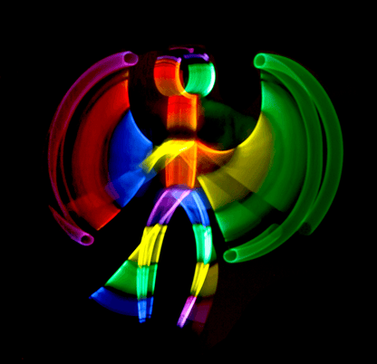 Glow Stick Dancing Pack, 47 pcs Set,