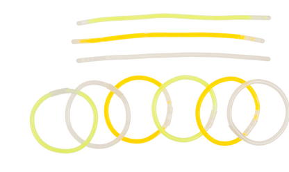 Glow bracelet, Glow, ca. 20 cm, 3 colours ass.,