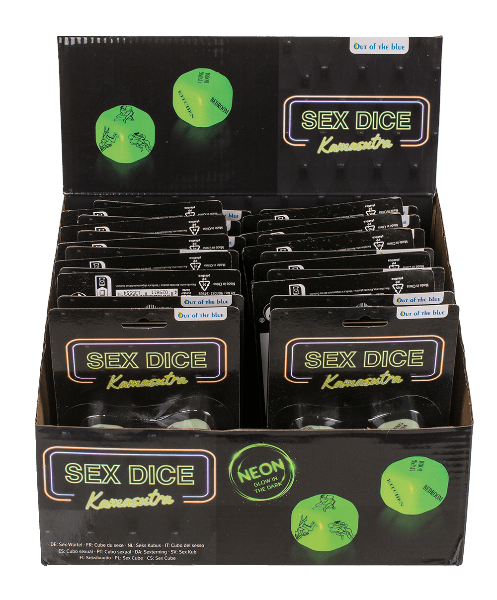 Love dice, Kamasutra, glow in the dark,
