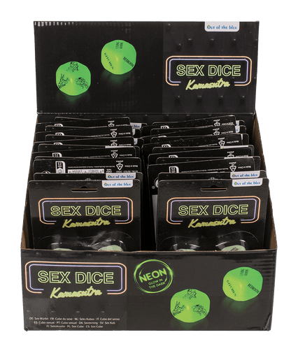 Love dice, Kamasutra, glow in the dark,
