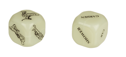 Love dice, Kamasutra, glow in the dark,