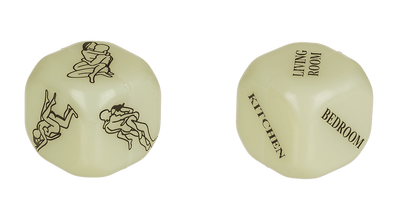 Love dice, Kamasutra, glow in the dark,