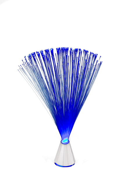 Fibreglass light with LED (incl. batteries),