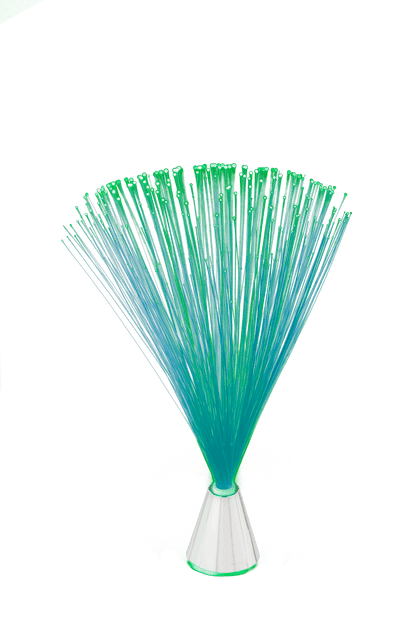 Fibreglass light with LED (incl. batteries),