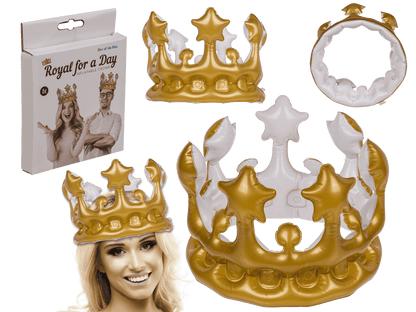 Inflatable crown, approx. 23 cm