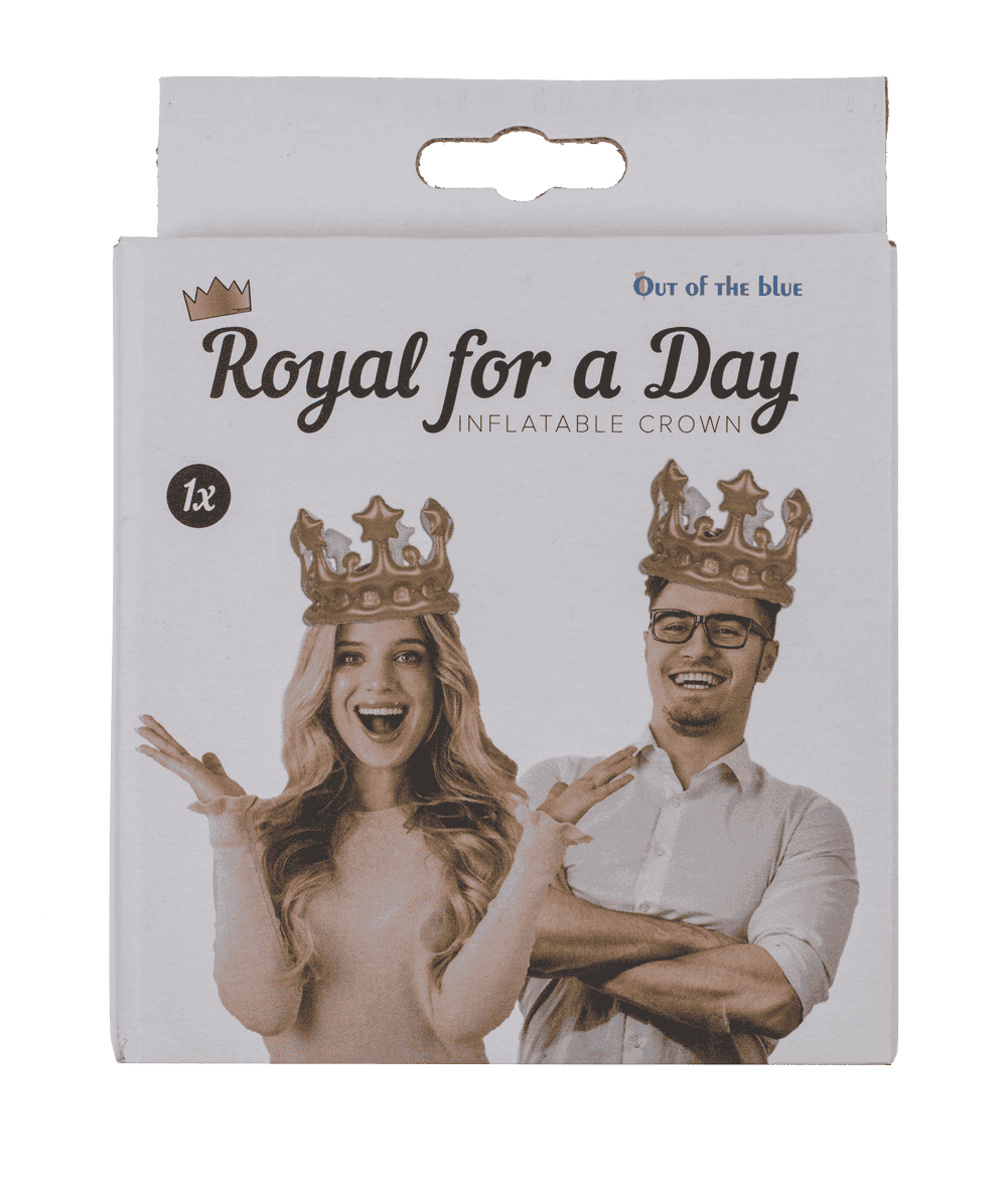 Inflatable crown, approx. 23 cm