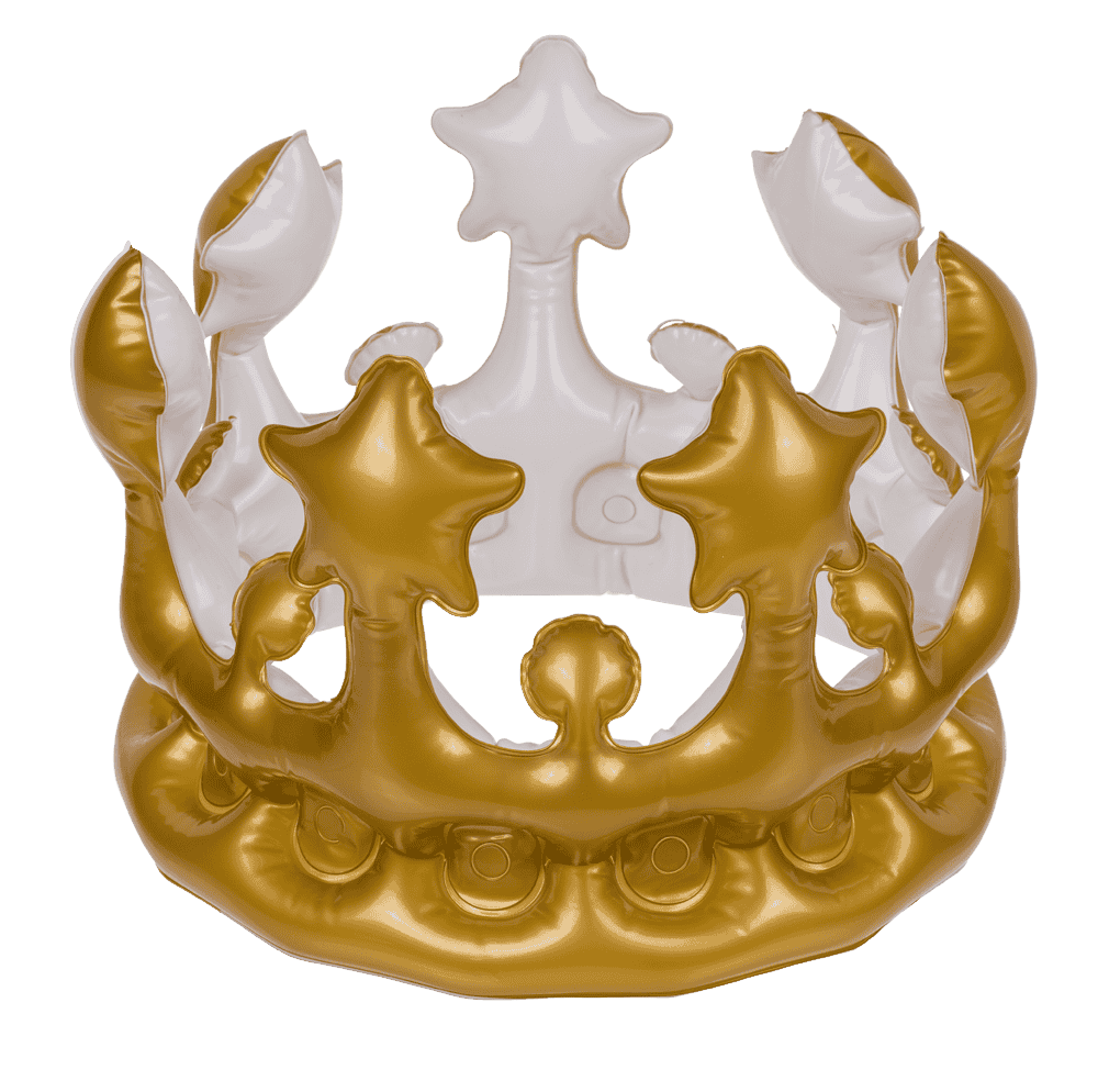 Inflatable crown, approx. 23 cm