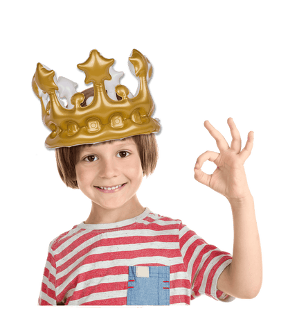 Inflatable crown, approx. 23 cm