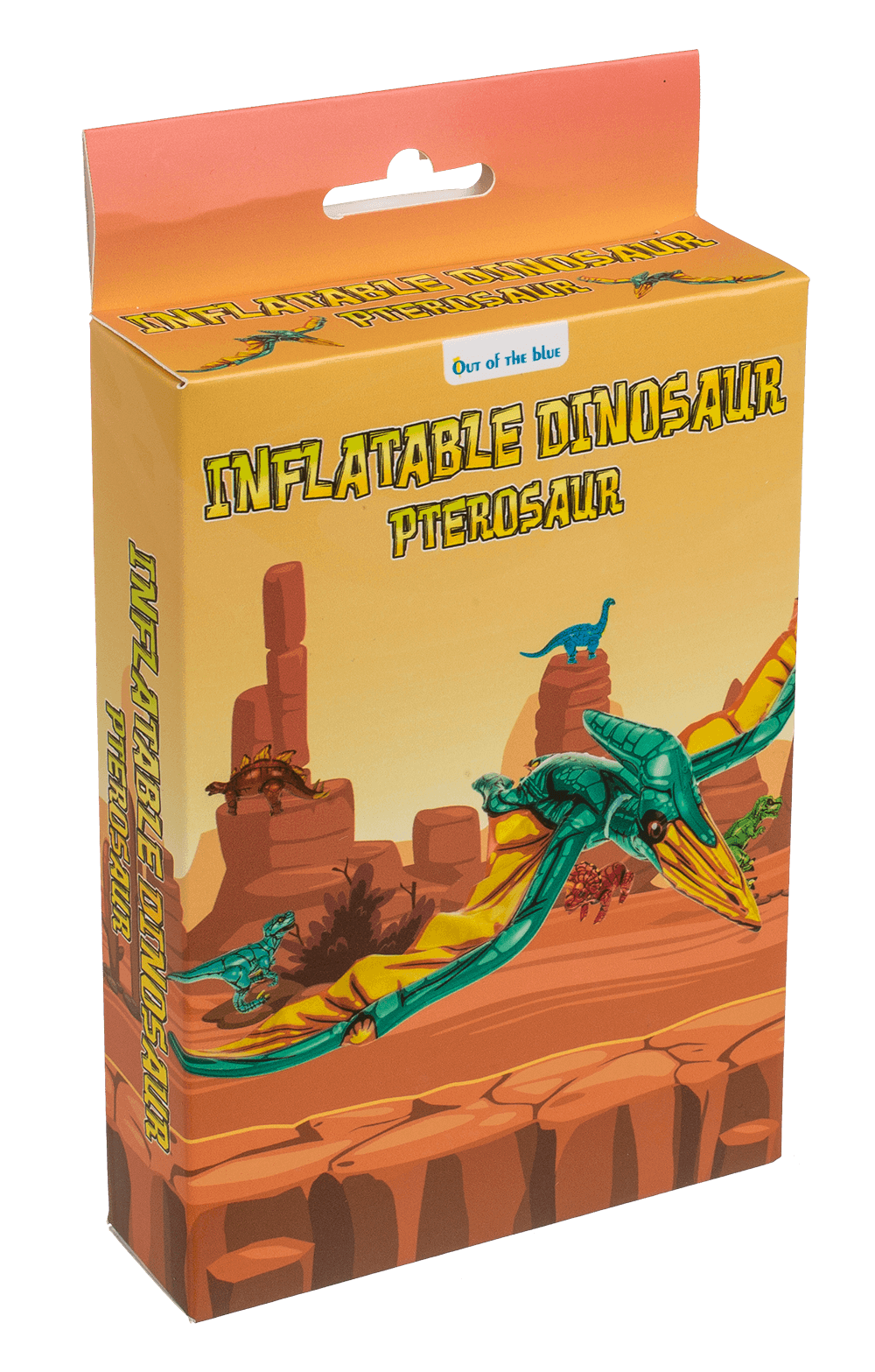 Inflatable dinosaurs, ca. 60 cm,