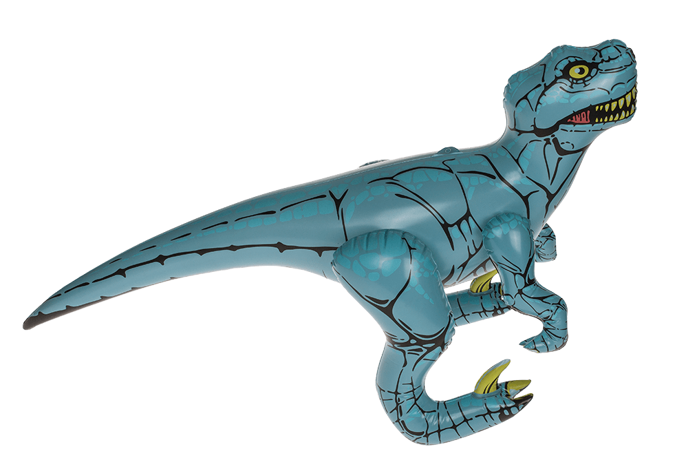 Inflatable dinosaurs, ca. 60 cm,