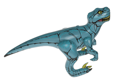 Inflatable dinosaurs, ca. 60 cm,