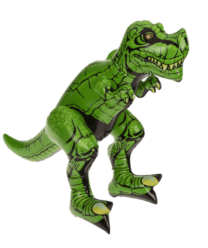 Inflatable dinosaurs, ca. 60 cm,