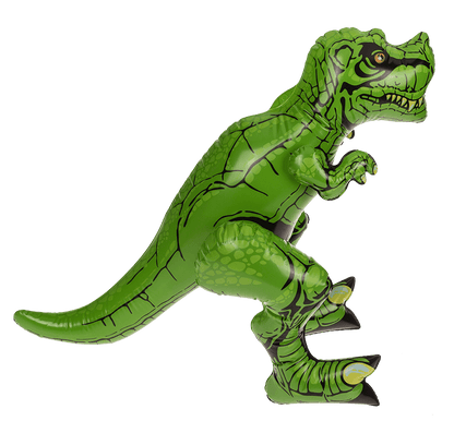 Inflatable dinosaurs, ca. 60 cm,