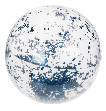 Inflatable glitter beach ball, 35 cm,