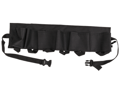 Black beer belt with metal bottle opener,