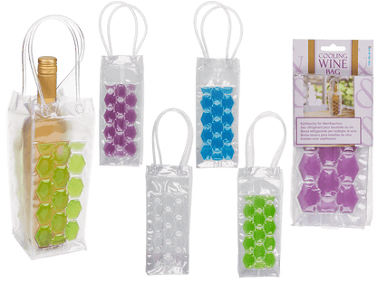 Cooling bag for wine bottles, ca. 25,5 x 9,5 cm,