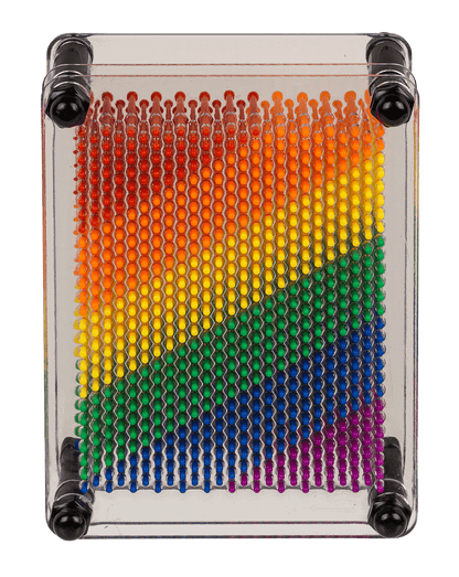 Pin Art, Rainbow, Pride, ca. 12 x 9 cm,
