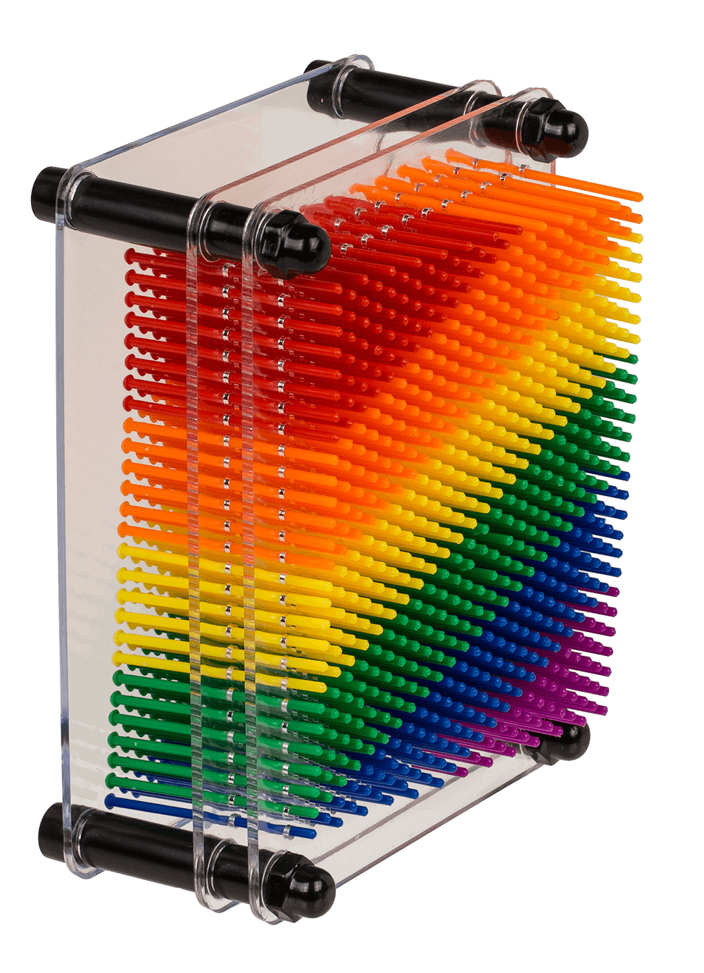 Pin Art, Rainbow, Pride, ca. 12 x 9 cm,