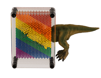 Pin Art, Rainbow, Pride, ca. 12 x 9 cm,