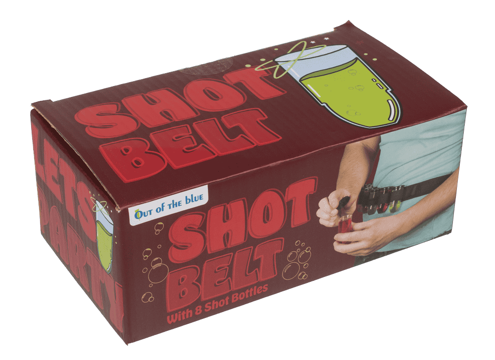 Shot Belt, with 8 shot bottles,